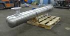 Used Allegheny Bradford U Tube Heat Exchanger, Horizontal, Approximately 160 Square Feet. 304 Stainless steel shell rated 150 psi at 20 to 350 degrees F. (94) 1/2