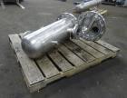 Used Allegheny Bradford U Tube Heat Exchanger, Horizontal, Approximately 49 Square Feet. 304 Stainless steel shell rated 150 psi at 20 to 350 degrees F. (94) 1/2