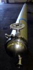Used Allegheny Bradford Shell & Tube Heat Exchanger, Appropximate 52 Square Feet. 316 Stainless steel shell rated 150 psi at -20 to 300 degrees F. (32) 5/8