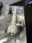 Used Allegheny Bradford U Tube Heat Exchanger, Approximately 6 Square Feet, Horizontal. 304L Stainless steel shell rated -20 to 150 psi at 375 degrees F. (8) 1/2