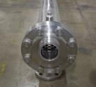 Used- Allegheny Bradford Shell & Tube Heat Exchanger, Stainless Steel, Horizontal. Approximate 41 square feet. (44) Approxim...