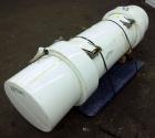 Used Ametek Single Pass Shell & Tube Heat Exchanger, 152 Square Feet, Vertical. Size 15-B-48, Type 1-V-1. Carbon steel shell rated 150 psi at 400 degrees F, (195) 3/4” diameter x 48” long 316L stainl...