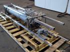 Used Ametek Single Pass Shell & Tube Heat Exchanger, 123 Square Feet, Horizontal. Size 10-A-72, Type AHT-1-A-SS. 316 Stainless steel shell rated 150 psi at 400 degrees F. (112) 5/8” Diameter x 72” lo...