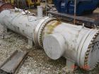 Unused- Ametek Inc, Schuette Koerting Inc heat exchanger, 660 square feet, U-tube. Carbon steel shell, heads. 304 stainless steel tubes and tube sheet. 290 U-tubes x 3/4
