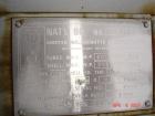 Unused- Ametek Inc, Schuette Koerting Inc heat exchanger, 660 square feet, U-tube. Carbon steel shell, heads. 304 stainless steel tubes and tube sheet. 290 U-tubes x 3/4