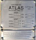 Unused- Atlas Industrial 2 Pass Shell & Tube Heat Exchanger, 11,081 Square Feet, Type AEM 60-360