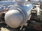 Unused- Atlas Industrial 4 Pass Shell and Tube Heat Exchanger, 1471 square feet, horizontal, type BEM 30-168. Carbon steel shell rated FV/150 psi at -20 to 400 deg F. (408) 1