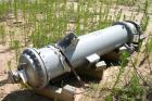 Unused- Atlas Industrial Single Pass Shell And Tube Heat Exchanger, 242 Square Feet, Vertical. Type BEM 16-72. Carbon steel shell rated FV/150 psi at -20 to 200 deg.f.. (212) 3/4