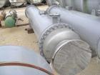 Unused- Atlas Industrial Single Pass Shell and Tube Heat Exchanger, 843 square feet, horizontal, type BEM 24-144. Carbon steel shell rated FV/150 psi at -20 to 400 deg F. (273) 1