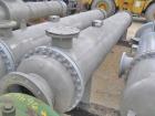Unused- Atlas Industrial Single Pass Shell and Tube Heat Exchanger, 1501 square feet, horizontal, type BEM 24-192. 304 Stainless steel shell rated FV/150 psi at -20 to 300 deg F. (484) 3/4