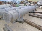 Unused- Atlas Industrial Single Pass Shell and Tube Heat Exchanger, 1501 square feet, horizontal, type BEM 24-192. 304 Stainless steel shell rated FV/150 psi at -20 to 300 deg F. (484) 3/4