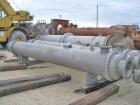 Unused- Atlas Industrial Single Pass Shell and Tube Heat Exchanger, 1501 square feet, horizontal, type BEM 24-192. 304 Stainless steel shell rated FV/150 psi at -20 to 300 deg F. (484) 3/4
