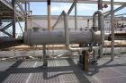 Unused- Atlas Industrial 4 Pass Shell And Tube Heat Exchanger, 1180 Square Feet, Horizontal. Type BEM 28-120. Carbon steel shell rated FV/150 psi at -20 to 400 deg.f.. (615) 3/4
