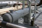 Unused- Atlas Industrial 4 Pass Shell And Tube Heat Exchanger, 1180 Square Feet, Horizontal. Type BEM 28-120. Carbon steel shell rated FV/150 psi at -20 to 400 deg.f.. (615) 3/4