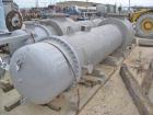 Unused- Atlas Industrial 4 Pass Shell and Tube Heat Exchanger, 3487 square feet, vertica, type BEM 36-192. 304 Stainless steel shell rated FV/75 psi at -20 to 300 deg F. (1127) 3/4
