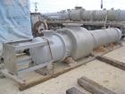 Unused- Atlas Industrial 4 Pass Shell and Tube Heat Exchanger, 3487 square feet, vertical, type BEM 36-192. 304 Stainless steel shell rated FV/75 psi at -20 to 300 deg F. (1127) 3/4'' diameter x 16’ ...