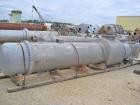 Unused- Atlas Industrial 4 Pass Shell and Tube Heat Exchanger, 3487 square feet, vertical, type BEM 36-192. 304 Stainless steel shell rated FV/75 psi at -20 to 300 deg F. (1127) 3/4'' diameter x 16’ ...