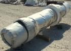 Used Atlas Industrial Shell and Tube Heat Exchanger, 686 square feet, horizontal. Tema type BEM 21-120. Carbon steel shell rated 150 psi at 450 deg F and –20 deg F at 150 psi. (350) 3/4