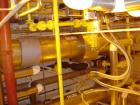 Used Atlas Single Pass Shell And Tube Heat Exchanger, 399 square feet, horizontal. Type BEM18-120. Carbon steel shell rated 100 psi at 300 deg.f., carbon steel baffles, and expansion ring. (208) 3/4