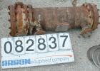 USED: Bos-Hatten single pass shell and tube heat exchanger, 81 sq ft, horizontal. Carbon steel shell rated 150 psi at 550 deg F. (148) 5/8