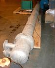 USED: LJE Brunner U-tube heat exchanger, 41 square feet, 304 stainless steel, horizontal. 304 stainless steel shell rated 125 psi at 350 deg F, 304 stainless steel head. (20) 3/4