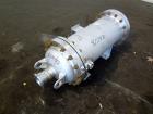 Used Chemineer Shell & Tube Heat Exchanger Static Mixer, Approximate 50 Square Feet, Vertical. 304 Stainless steel shell rated 150 psi at 100 degrees F. (64) 1