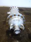 Used Chemineer Shell & Tube Heat Exchanger Static Mixer, Approximate 50 Square Feet, Vertical. 304 Stainless steel shell rated 150 psi at 100 degrees F. (64) 1