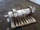 Used Chemineer Shell & Tube Heat Exchanger Static Mixer, Approximate 50 Square Feet, Horizontal. 304 Stainless steel shell rated 150 psi at 100 degrees F. (64) 1