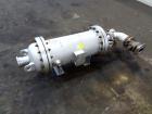 Used Chemineer Shell & Tube Heat Exchanger Static Mixer, Approximate 50 Square Feet, Vertical. 304 Stainless steel shell rated 150 psi at 100 degrees F. (64) 1