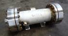 Used Chemineer Shell & Tube Heat Exchanger Static Mixer, Approximate 50 Square Feet, Type 12-32 BEM, Horizontal / Vertical. 304 Stainless steel shell rated 150 psi at -20 to 100 degrees F. (64) 1