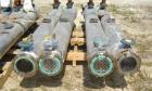 Used-5 Square Foot Kenics Chemineer High Efficiency Heat Exchanger, Type 6-107 Shell and Tube Heat Exchanger. 5.05 square fe...
