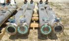 Used 5 Square Foot Kenics Chemineer High Efficiency Heat Exchanger, Type 6-107 Shell and Tube Heat Exchanger. 5.05 square feet of internal heat transfer area. Each tube has internal static mixer, siz...