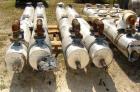 Used 5 Square Foot Kenics Chemineer High Efficiency Heat Exchanger, Type 6-107 Shell and Tube Heat Exchanger. 5.05 square feet of internal heat transfer area. Each tube has internal static mixer, siz...