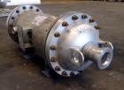 Used Chemineer Shell & Tube Heat Exchanger Static Mixer, Approximate 50 Square Feet, Horizontal. Stainless steel shell rated 150 psi at 100 degrees F, stainless steel tubes rated 300 psi 100 degrees ...
