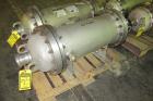 Used Chemineer Shell & Tube Heat Exchanger Static Mixer, Approximate 50 Square Feet, Horizontal. Stainless steel shell rated 150 psi at 100 degrees F, stainless steel tubes rated 300 psi 100 degrees ...