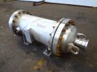 Used Chemineer Shell & Tube Heat Exchanger Static Mixer, Approximate 50 Square Feet, Horizontal. Stainless steel shell rated 150 psi at 100 degrees F, stainless steel tubes rated 300 psi 100 degrees ...