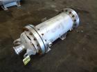Used Chemineer Shell & Tube Heat Exchanger Static Mixer, Approximate 50 Square Feet, Horizontal. Stainless steel shell rated 150 psi at 100 degrees F, stainless steel tubes rated 300 psi 100 degrees ...