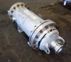 Used Chemineer Shell & Tube Heat Exchanger Static Mixer, Approximate 50 Square Feet, Horizontal. Stainless steel shell rated 150 psi at 100 degrees F, stainless steel tubes rated 300 psi 100 degrees ...