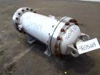 Used Chemineer Shell & Tube Heat Exchanger Static Mixer, Approximate 50 Square Feet, Horizontal. Stainless steel shell rated 150 psi at 100 degrees F, stainless steel tubes rated 300 psi 100 degrees ...