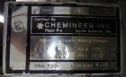 Used Chemineer Shell & Tube Heat Exchanger Static Mixer, Approximate 50 Square Feet, Horizontal. Stainless steel shell rated 150 psi at 100 degrees F, stainless steel tubes rated 300 psi 100 degrees ...