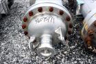 Used Chemineer Shell & Tube Heat Exchanger, 38 Square Feet, Horizontal. 304 Stainless steel shell rated 150 psi at 100 degrees F. (64) 1