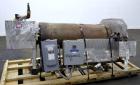 Used Chromalox Circulation Heater, Model GCH-45903VXX. 90 Kw, 3/460 volt. Designed for steam, gas, and air heating. Heating element model 52079-004. Includes a control panel. Mounted on a carbon stee...