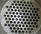 Used Dedert Shell & Tube Heat Flash Condenser, approximately 357 square feet, vertical. 316L Stainless steel shell rated 100/-15 psi at 250 deg F, (97) 1'' diameter x 15' long 316L stainless steel tu...