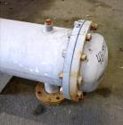 Used Doyle & Roth Shell & Tube Heat Exchanger, 100 Square Feet, Horizontal.