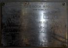 Used Doyle & Roth Shell & Tube Heat Exchanger, 100 Square Feet, Horizontal.