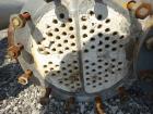 Used Doyle & Roth Shell & Tube Heat Exchanger, 100 Square Feet, Horizontal.