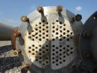 Used Doyle & Roth Shell & Tube Heat Exchanger, 100 Square Feet, Horizontal.