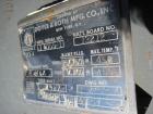 USED: Doyle and Roth single pass shell and tube heat exchanger, 1410 square feet, model VT3681-8V, size BEM 35-96M, vertical. Carbon steel shell rated FV and 150 psi at 450 deg F. Approximately (673)...