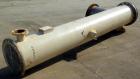Used Doyle and Roth 4 Pass Shell and Tube Heat Exchanger, 478 square feet, vertical. Carbon steel shell rated 100 psi at –20 to 170 degrees F. (244) 3/4
