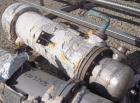 Used Doyle And Roth Shell And Tube Heat Exchanger, 98 square feet, vertical. Carbon steel shell rated 100 psi at 100 deg.f., (126) 3/4